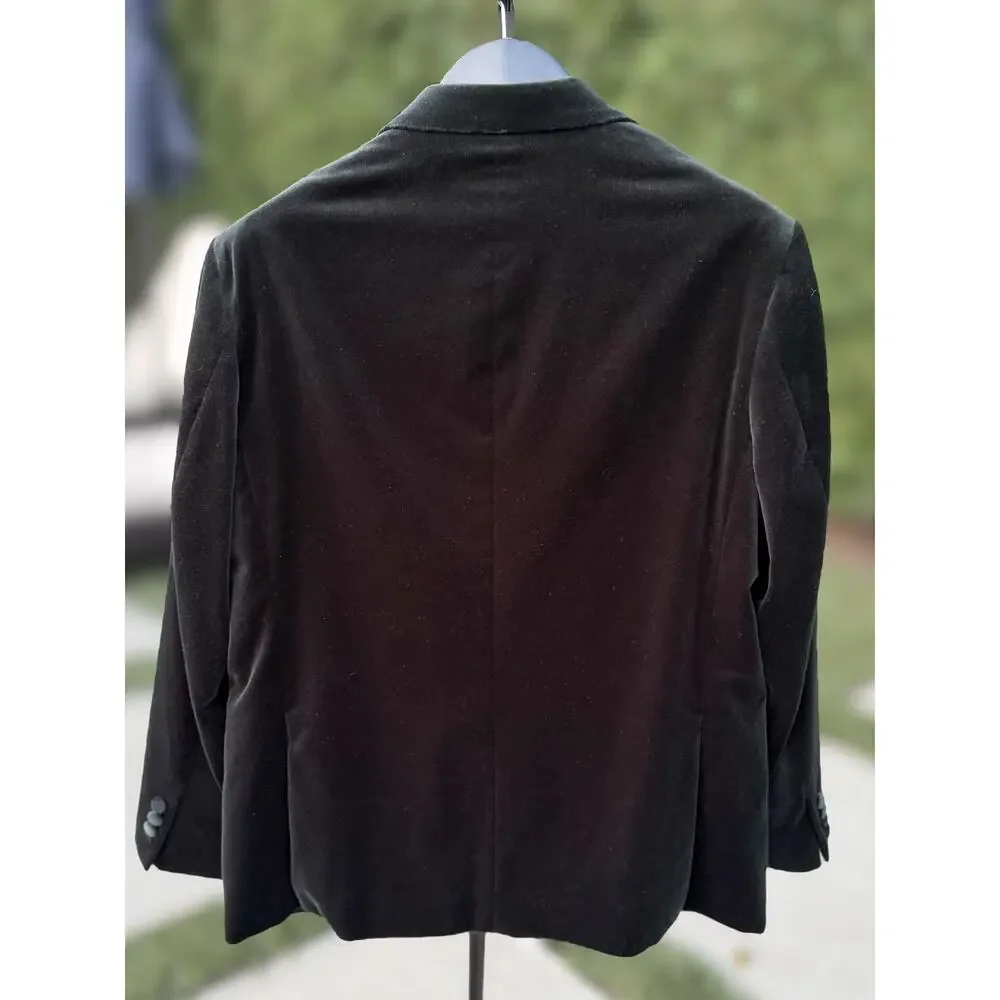 NWT J.Crew Thompson Velvet Blazer 44 Dark Forest Green Slim Fit $498